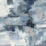 In the Clouds Indigo and Gray Crop by Silvia Vassileva. SKU 20867a. Archival Giclee Fine art print for wall decor.
