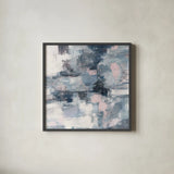 In the Clouds Neutral Pink Crop by Silvia Vassileva. Shown in a sleek black glass frame for a contemporary gallery look. Available as an archival giclee rolled canvas, fine art paper, or poster print. SKU 47866a.