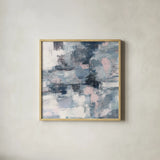 In the Clouds Neutral Pink Crop by Silvia Vassileva. Shown in a natural wood glass frame for a timeless modern aesthetic. Available as an archival giclee rolled canvas, fine art paper, or poster print. SKU 47866a.