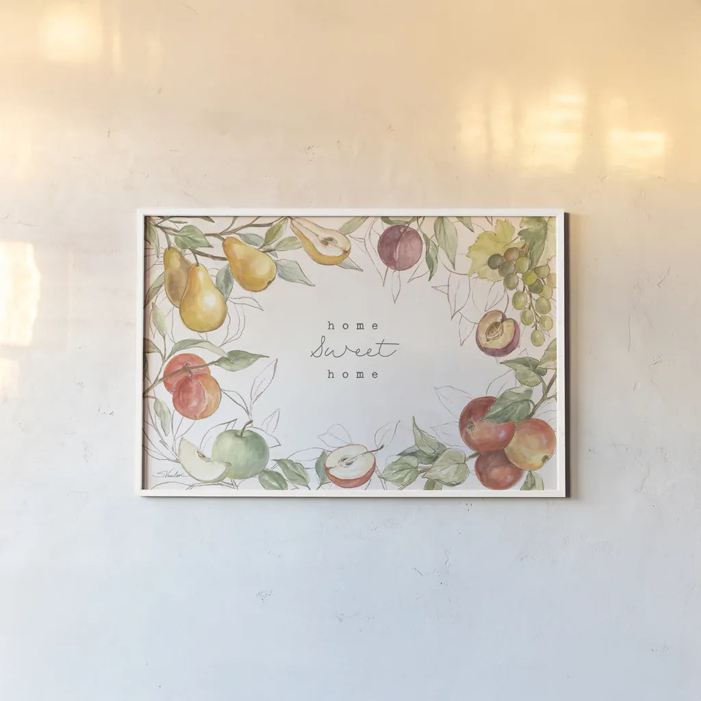 In the Orchard I by Silvia Vassileva. shown as a paper print in a white frame. Available as a archival giclee rolled canvas, fine art paper, or poster print. SKU 73598i.