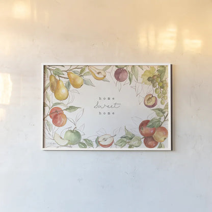 In the Orchard I by Silvia Vassileva. shown as a paper print in a white frame. Available as a archival giclee rolled canvas, fine art paper, or poster print. SKU 73598i.