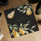 In the Orchard III Dark by Silvia Vassileva. Shown as a detailed flat fine art print, highlighting archival giclee quality. Available as an archival giclee rolled canvas, fine art paper, or poster print. SKU 93724a.
