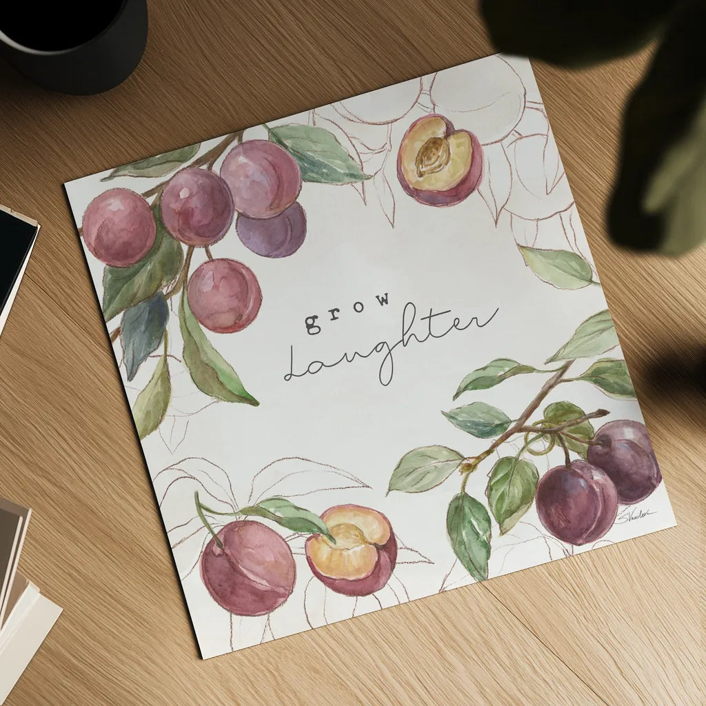 In the Orchard IV by Silvia Vassileva. Shown as a detailed flat fine art print, highlighting archival giclee quality. Available as an archival giclee rolled canvas, fine art paper, or poster print. SKU 73601a.