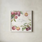 In the Orchard IV by Silvia Vassileva. Shown in a crisp white glass frame for a clean and minimalist style. Available as an archival giclee rolled canvas, fine art paper, or poster print. SKU 73601a.