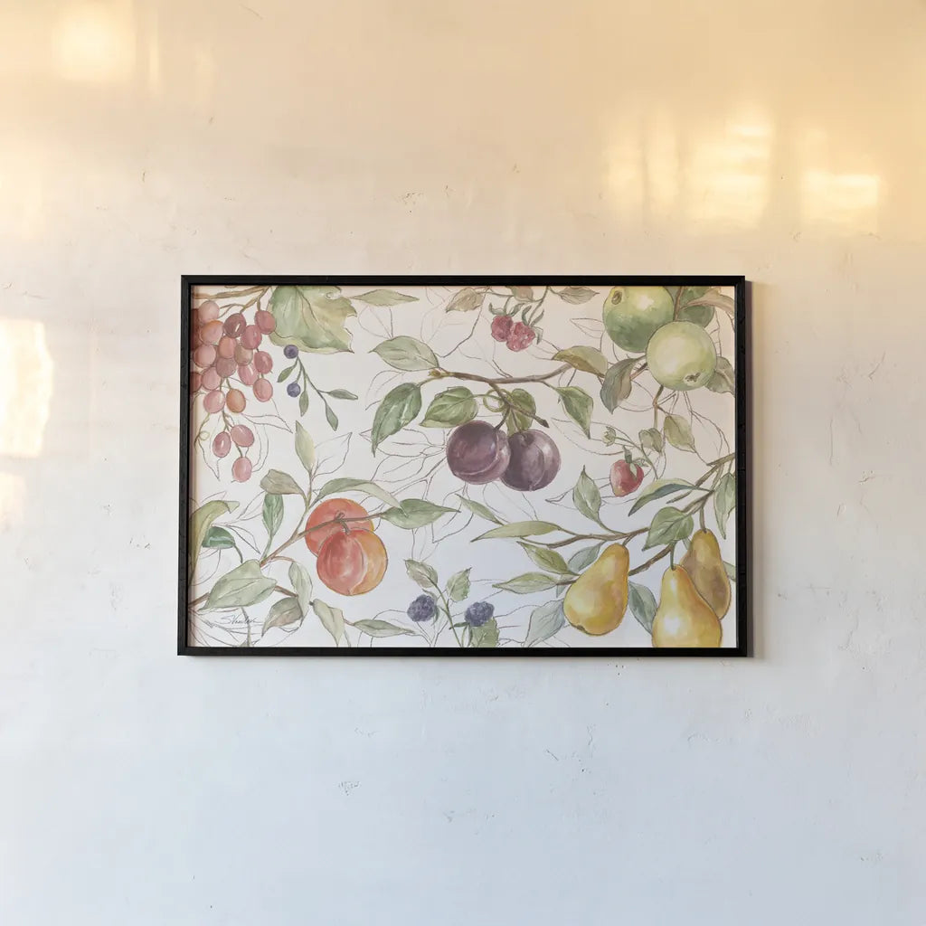 In the Orchard VI by Silvia Vassileva. shown as a paper print in a black flame. Available as a archival giclee rolled canvas, fine art paper, or poster print. SKU 73603i.