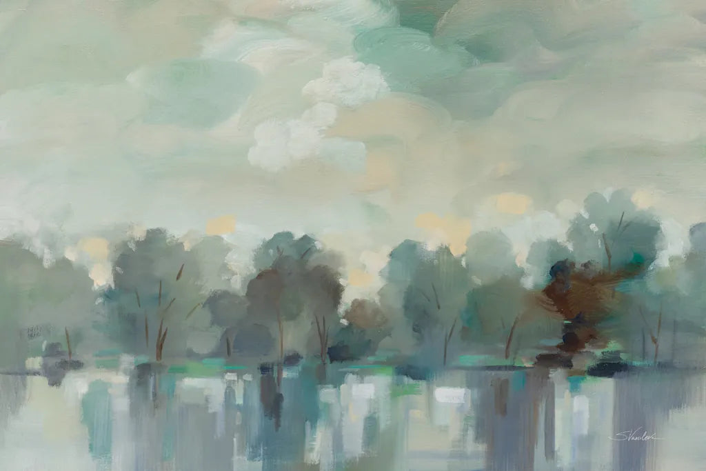 Indigo Haze by Silvia Vassileva. SKU 95135i. Archival Giclee Fine art print for wall decor.