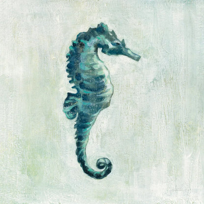 Indigo Sea Life I by Silvia Vassileva. SKU 46902a. Archival Giclee Fine art print for wall decor.