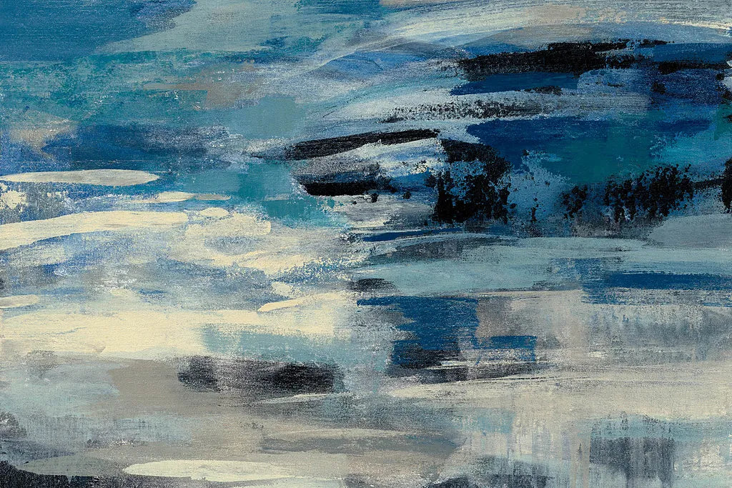 Indigo Wave Crop by Silvia Vassileva. SKU 21582i. Archival Giclee Fine art print for wall decor.