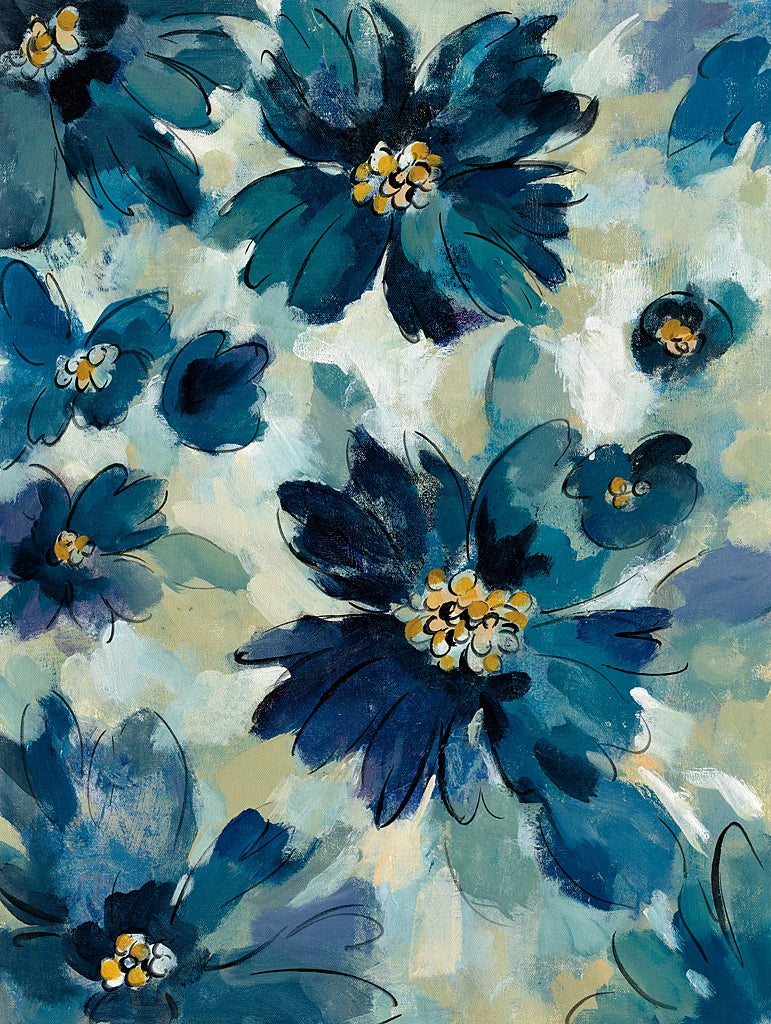 Inky Floral I by Silvia Vassileva