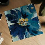 Inky Floral III by Silvia Vassileva. Shown as a detailed flat fine art print, highlighting archival giclee quality. Available as an archival giclee rolled canvas, fine art paper, or poster print. SKU 30311a.