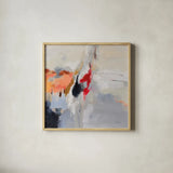 Inlet by Silvia Vassileva. Shown in a natural wood glass frame for a timeless modern aesthetic. Available as an archival giclee rolled canvas, fine art paper, or poster print. SKU 91996a.
