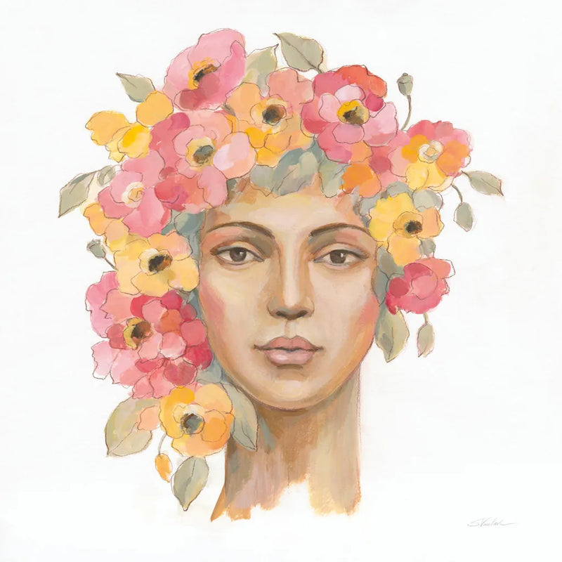 International Woman I by Silvia Vassileva. SKU 65243a. Archival Giclee Fine art print for wall decor.