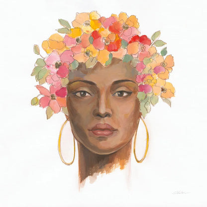 International Woman II by Silvia Vassileva. SKU 65244a. Archival Giclee Fine art print for wall decor.