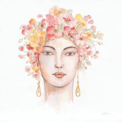 International Woman III by Silvia Vassileva. SKU 65245a. Archival Giclee Fine art print for wall decor.