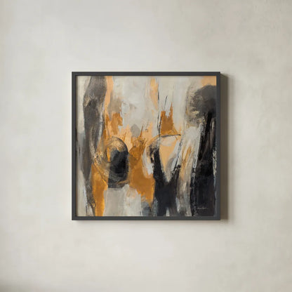 Invisible Knots by Silvia Vassileva. Shown in a sleek black glass frame for a contemporary gallery look. Available as an archival giclee rolled canvas, fine art paper, or poster print. SKU 82440a.