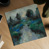 Iris Lake by Silvia Vassileva. Shown as a detailed flat fine art print, highlighting archival giclee quality. Available as an archival giclee rolled canvas, fine art paper, or poster print. SKU 100090a.