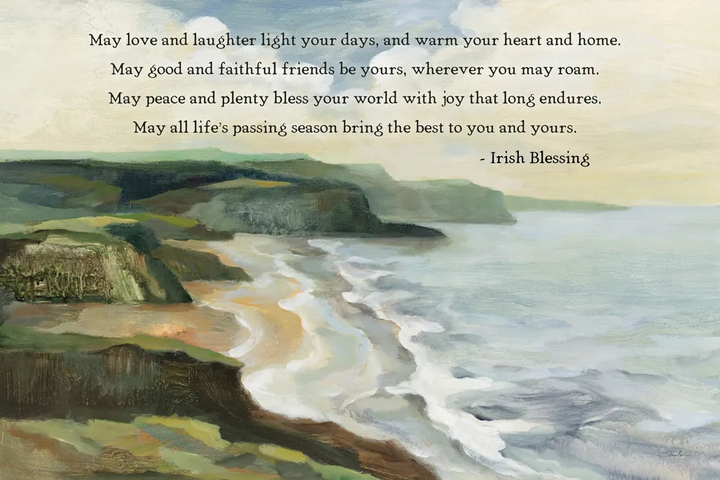 Irish Coast by Silvia Vassileva. SKU 97383i. Archival Giclee Fine art print for wall decor.