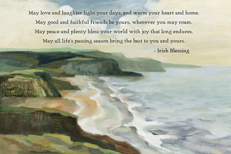 Irish Coast by Silvia Vassileva. SKU 97383i. Archival Giclee Fine art print for wall decor.