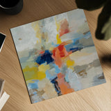 Island Fiesta by Silvia Vassileva. Shown as a detailed flat fine art print, highlighting archival giclee quality. Available as an archival giclee rolled canvas, fine art paper, or poster print. SKU 80522a.