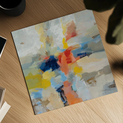 Island Fiesta by Silvia Vassileva. Shown as a detailed flat fine art print, highlighting archival giclee quality. Available as an archival giclee rolled canvas, fine art paper, or poster print. SKU 80522a.