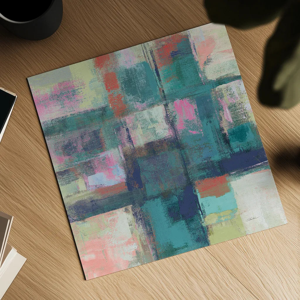 Island Hues I Crop Bright by Silvia Vassileva. Shown as a detailed flat fine art print, highlighting archival giclee quality. Available as an archival giclee rolled canvas, fine art paper, or poster print. SKU 33621a.