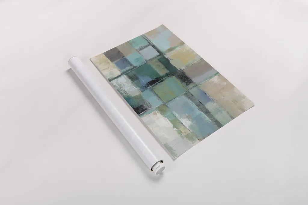 Island Hues II Crop by Silvia Vassileva. shown as a rolled paper print. Available as archival giclee rolled canvas, fine art paper, or poster print. SKU 15868h.