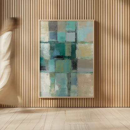 Island Hues II Crop by Silvia Vassileva. shown as over sized large wall art. Available as an archival giclee rolled canvas, fine art paper, or poster print. SKU 15868h.