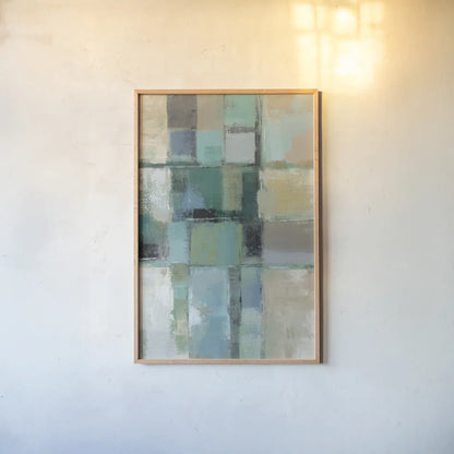 Island Hues II Crop by Silvia Vassileva. shown as a paper print in a natural frame. Available as a archival giclee rolled canvas, fine art paper, or poster print. SKU 15868h.