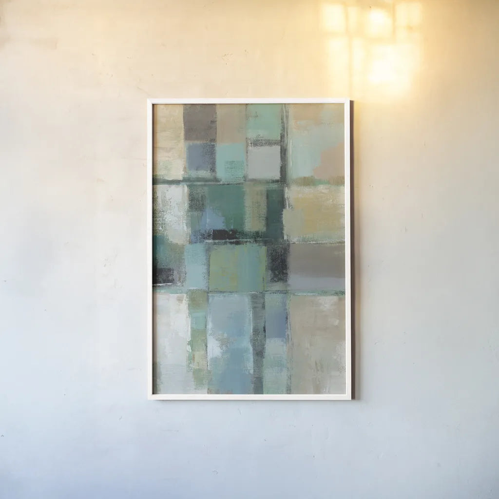 Island Hues II Crop by Silvia Vassileva. shown as a paper print in a white frame. Available as a archival giclee rolled canvas, fine art paper, or poster print. SKU 15868h.