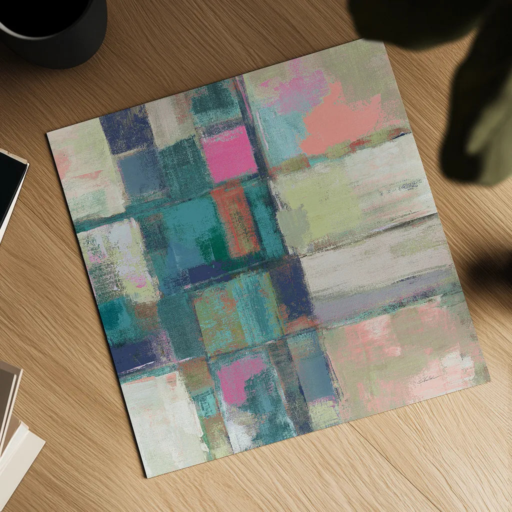 Island Hues II Crop Bright by Silvia Vassileva. Shown as a detailed flat fine art print, highlighting archival giclee quality. Available as an archival giclee rolled canvas, fine art paper, or poster print. SKU 33622a.