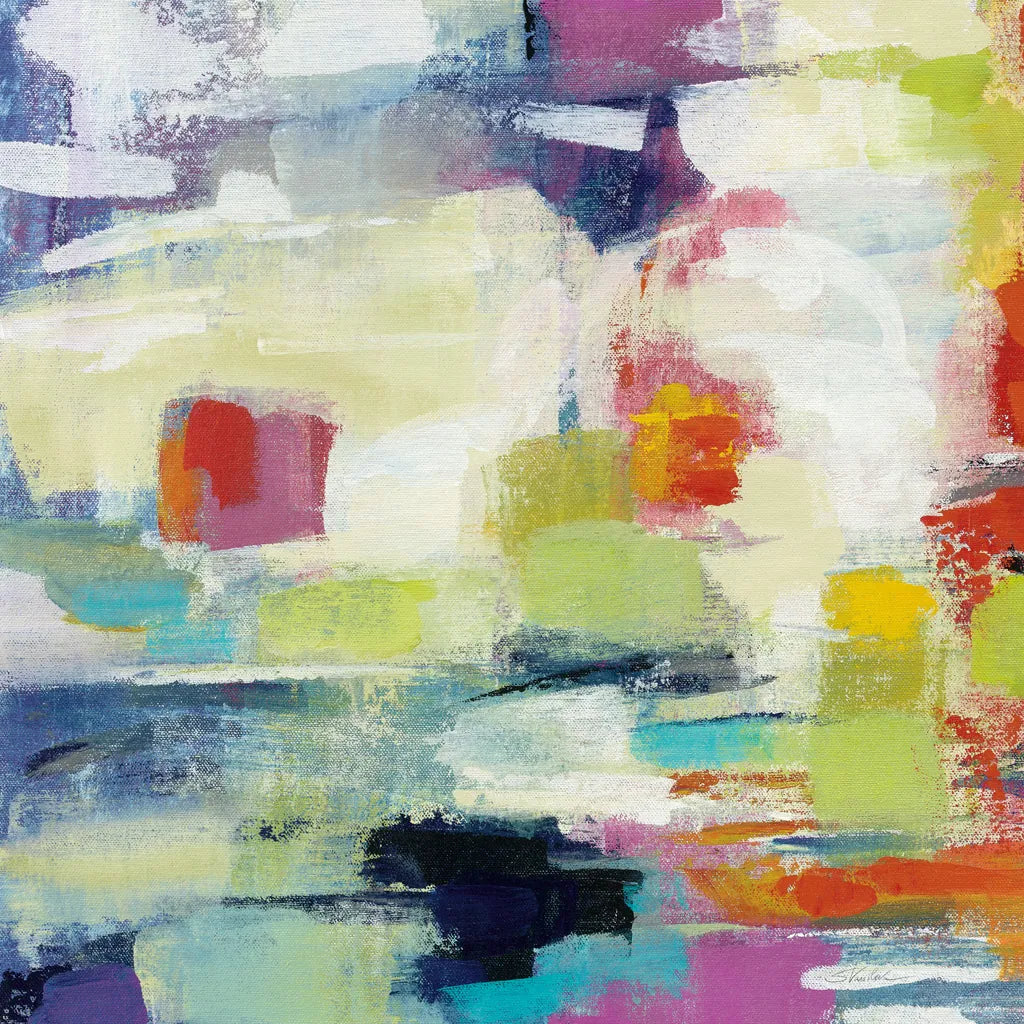 Island Town II Bright by Silvia Vassileva. SKU 64569a. Archival Giclee Fine art print for wall decor.