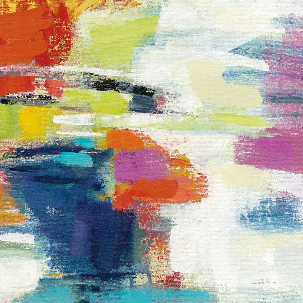 Island Town III Bright by Silvia Vassileva. SKU 64570a. Archival Giclee Fine art print for wall decor.