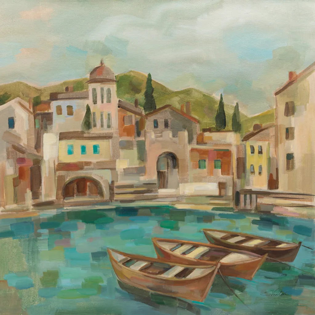 Italian Bay by Silvia Vassileva. SKU 100770a. Archival Giclee Fine art print for wall decor.