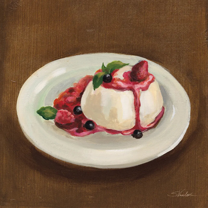 Italian Desserts I by Silvia Vassileva. SKU 103200a. Archival Giclee Fine art print for wall decor.