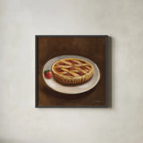 Italian Desserts II by Silvia Vassileva. Shown in a sleek black glass frame for a contemporary gallery look. Available as an archival giclee rolled canvas, fine art paper, or poster print. SKU 103201a.