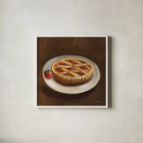 Italian Desserts II by Silvia Vassileva. Shown in a crisp white glass frame for a clean and minimalist style. Available as an archival giclee rolled canvas, fine art paper, or poster print. SKU 103201a.