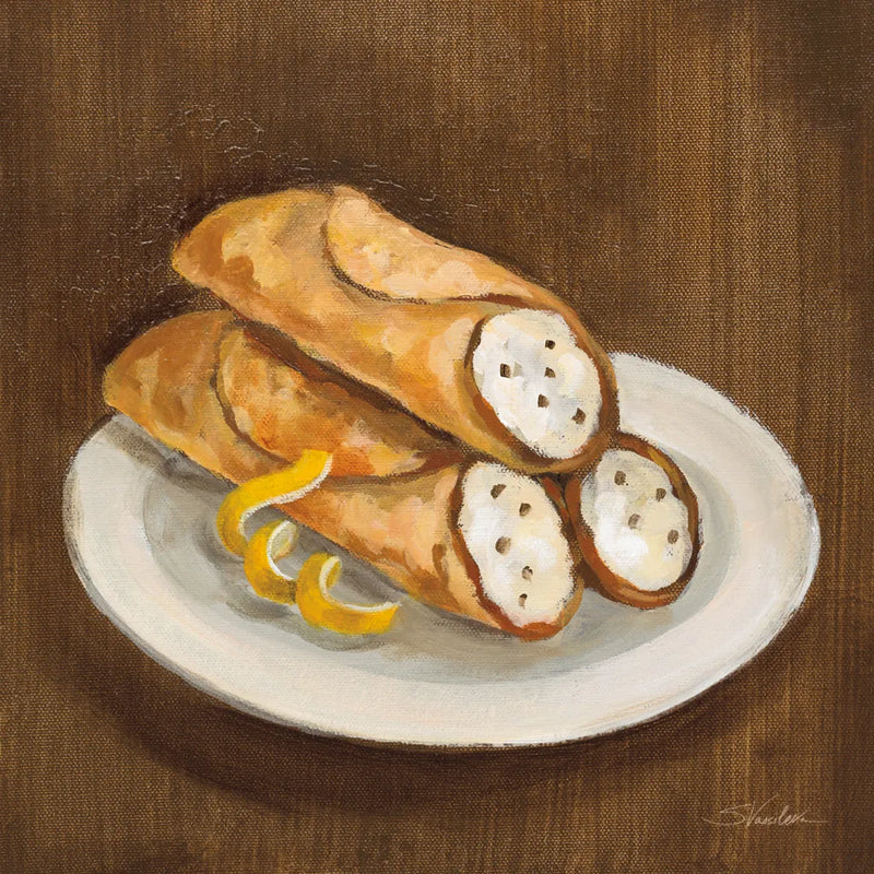 Italian Desserts III by Silvia Vassileva. SKU 103202a. Archival Giclee Fine art print for wall decor.