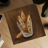 Italian Desserts IV by Silvia Vassileva. Shown as a detailed flat fine art print, highlighting archival giclee quality. Available as an archival giclee rolled canvas, fine art paper, or poster print. SKU 103203a.