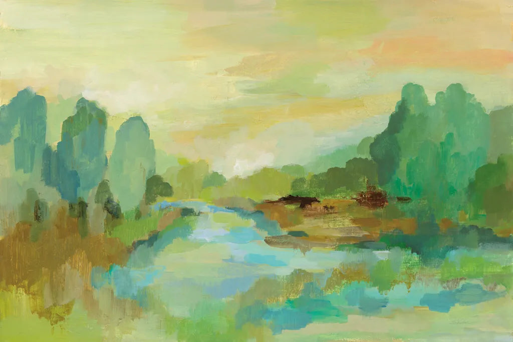 Jade Forest by Silvia Vassileva. SKU 28108i. Archival Giclee Fine art print for wall decor.