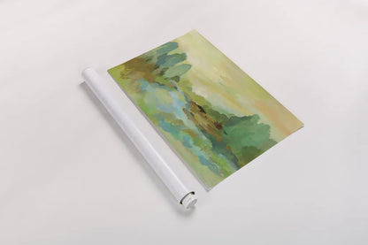 Jade Forest by Silvia Vassileva. shown as a rolled paper print. Available as archival giclee rolled canvas, fine art paper, or poster print. SKU 28108i.