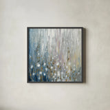 January Branches by Silvia Vassileva. Shown in a sleek black glass frame for a contemporary gallery look. Available as an archival giclee rolled canvas, fine art paper, or poster print. SKU 42129a.