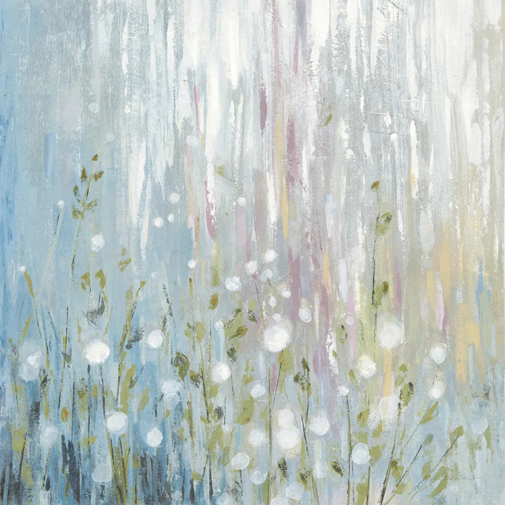 January Branches Blue Green by Silvia Vassileva. SKU 48719a. Archival Giclee Fine art print for wall decor.