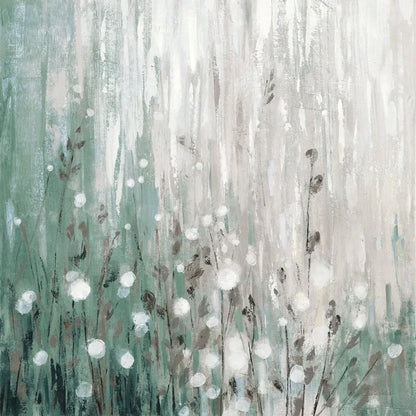 January Branches Green v2 by Silvia Vassileva. SKU 49789a. Archival Giclee Fine art print for wall decor.