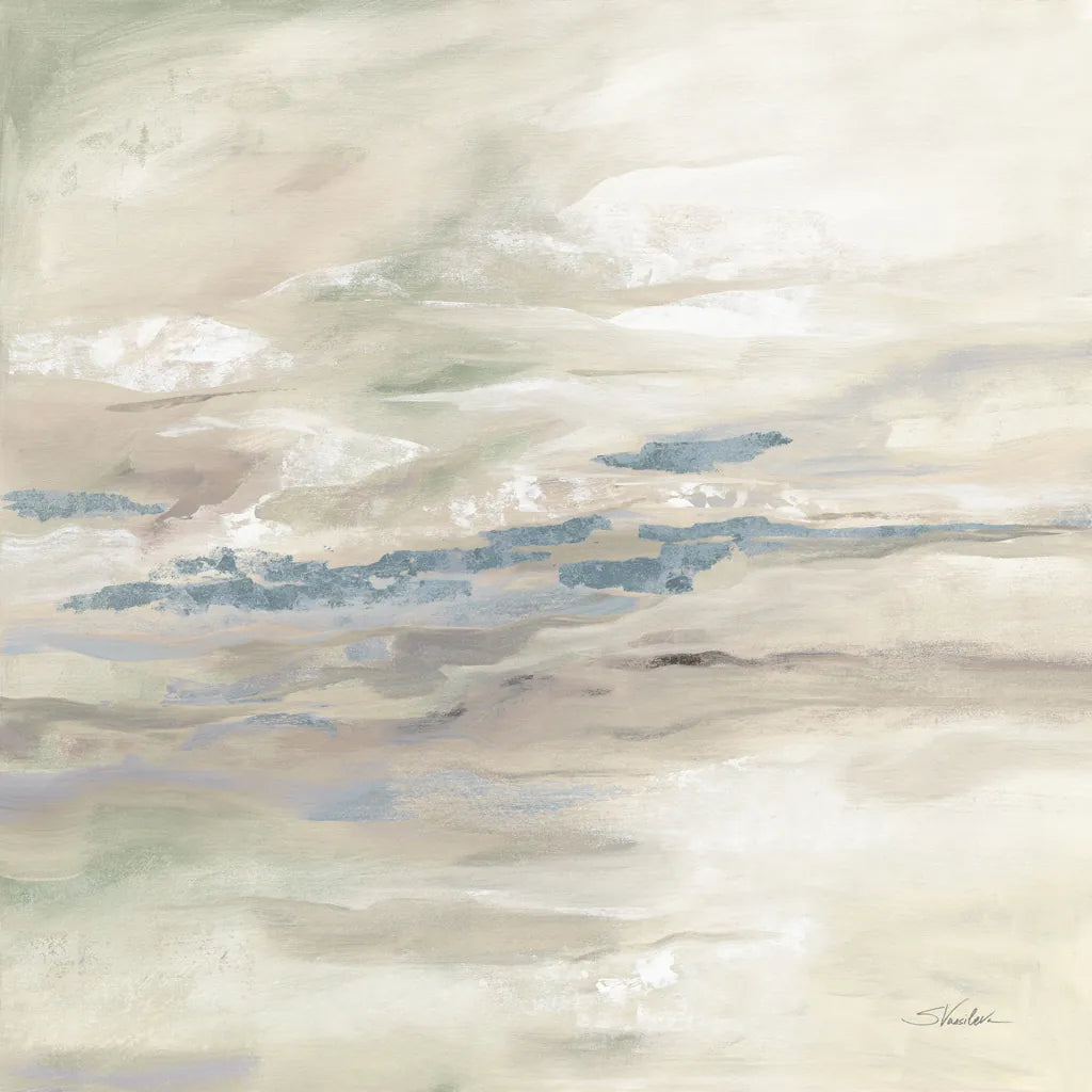 January Slopes Neutral by Silvia Vassileva. SKU 83550a. Archival Giclee Fine art print for wall decor.