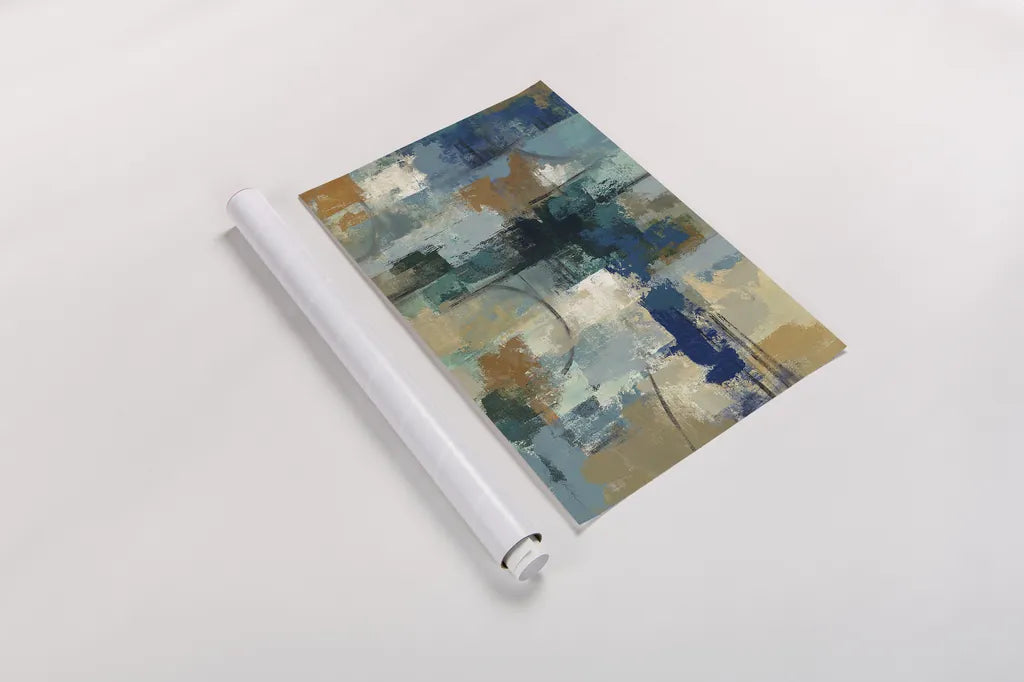 Jasper Lagoon by Silvia Vassileva. shown as a rolled paper print. Available as archival giclee rolled canvas, fine art paper, or poster print. SKU 12073i.