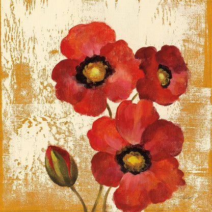 Jewel Flower I by Silvia Vassileva. SKU 61017a. Archival Giclee Fine art print for wall decor.