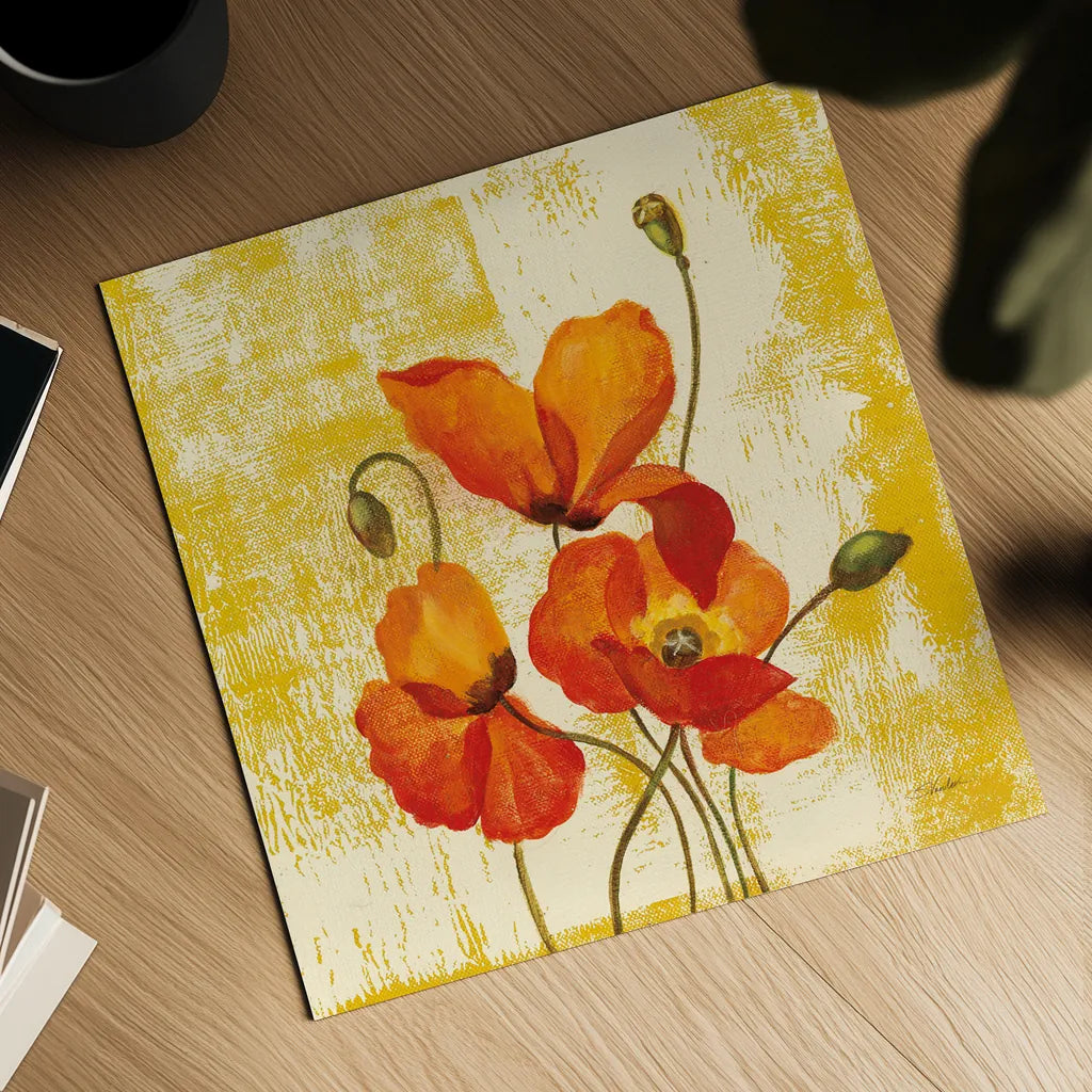 Jewel Flower III by Silvia Vassileva. Shown as a detailed flat fine art print, highlighting archival giclee quality. Available as an archival giclee rolled canvas, fine art paper, or poster print. SKU 61019a.