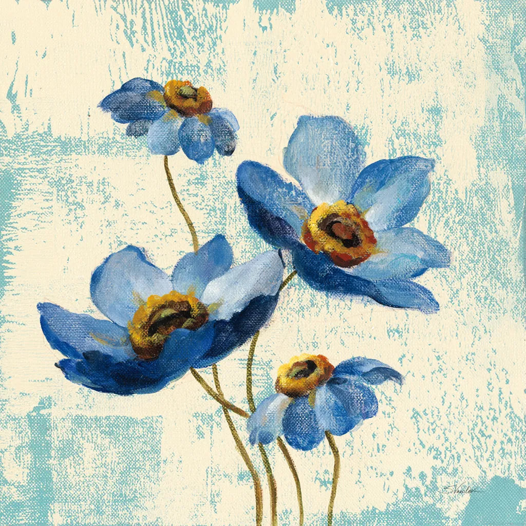 Jewel Flower IX by Silvia Vassileva. SKU 61023a. Archival Giclee Fine art print for wall decor.