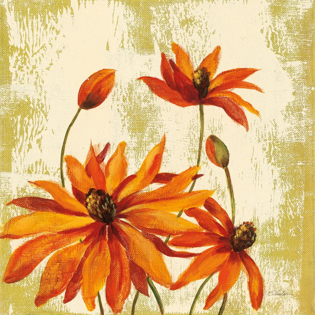 Jewel Flower VI by Silvia Vassileva. SKU 61025a. Archival Giclee Fine art print for wall decor.