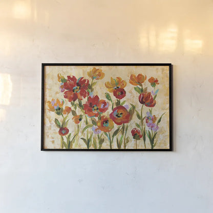 July in the Garden I by Silvia Vassileva. shown as a paper print in a black flame. Available as a archival giclee rolled canvas, fine art paper, or poster print. SKU 28076i.